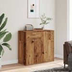 vidaXL Servantă, Lemn vechi, 80x36 x75 cm, PAL vidaXL Servantă, Lemn vechi, 80x36 x75 cm, PAL