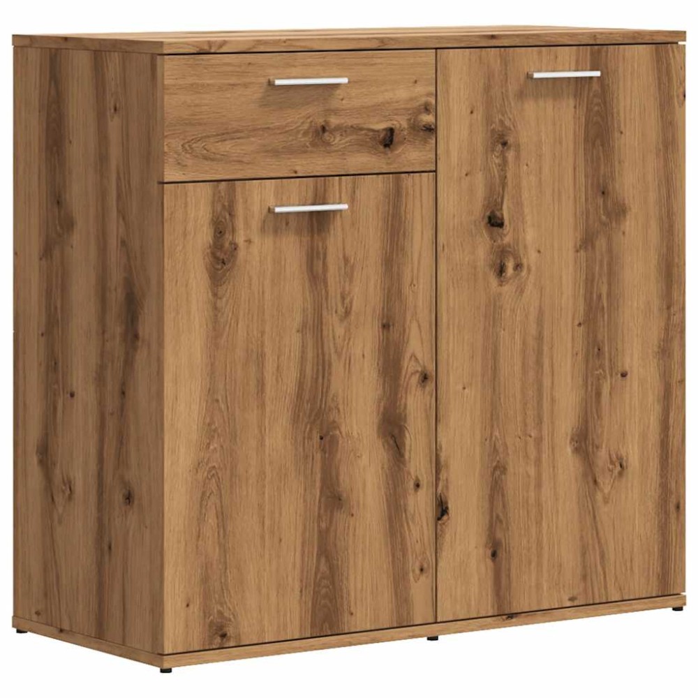 vidaXL Dulap, stejar artizanal, 80x36x75 cm, lemn prelucrat