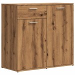 vidaXL Dulap, stejar artizanal, 80x36x75 cm, lemn prelucrat
