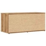 vidaXL Comodă TV, stejar artizanal, 80x34x35,5 cm, lemn prelucrat vidaXL Comodă TV, stejar artizanal, 80x34x35,5 cm, lemn prelucrat