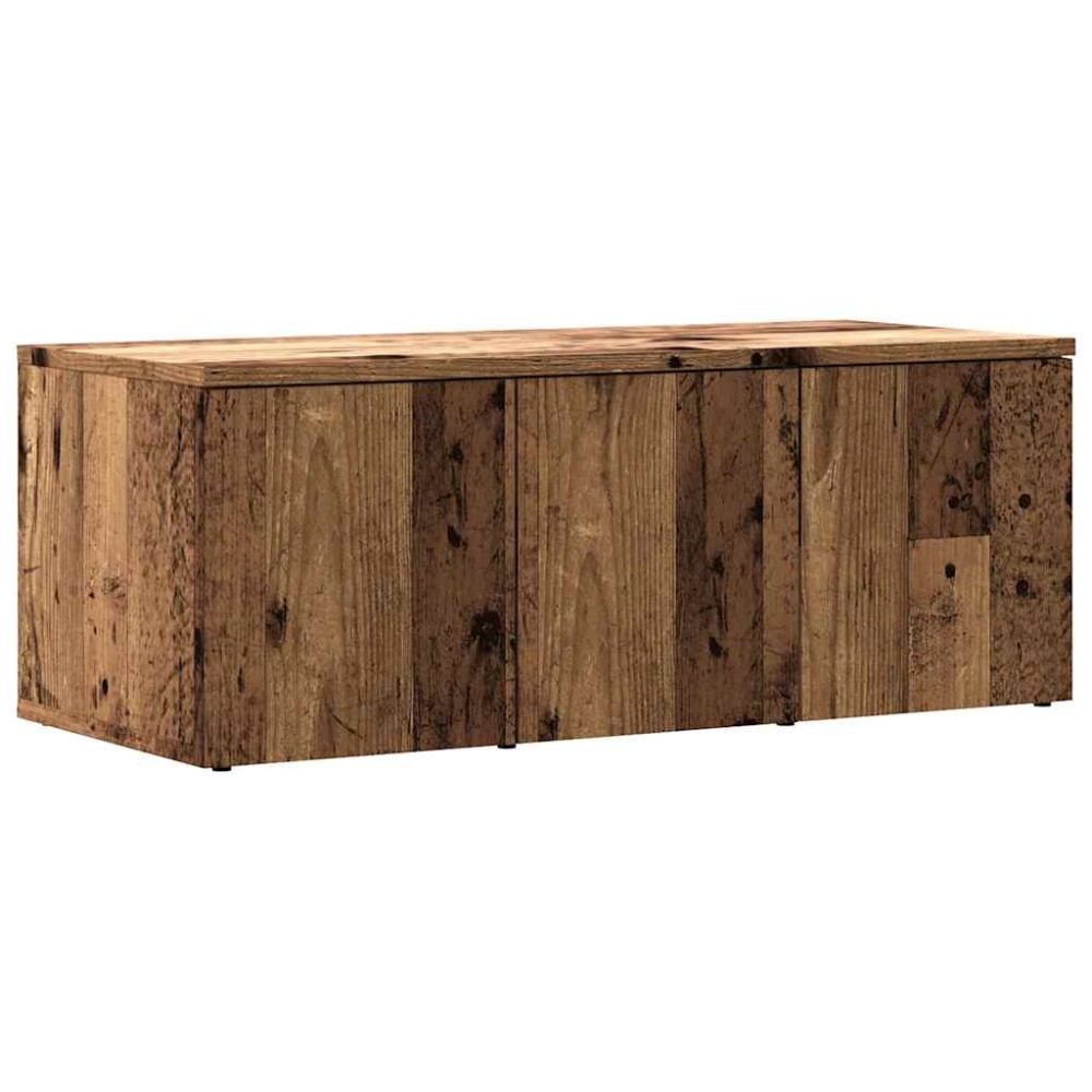 vidaXL Comodă TV, lemn vechi, 80x34x30 cm, PAL