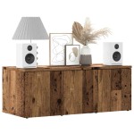vidaXL Comodă TV, lemn vechi, 80x34x30 cm, PAL vidaXL Comodă TV, lemn vechi, 80x34x30 cm, PAL