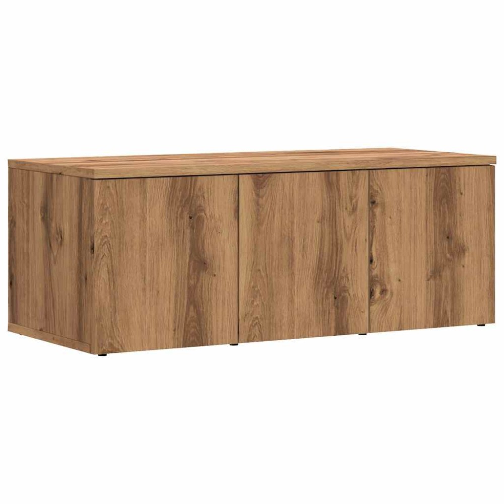 vidaXL Dulap TV, stejar artizanal, 80x34x30 cm, lemn prelucrat