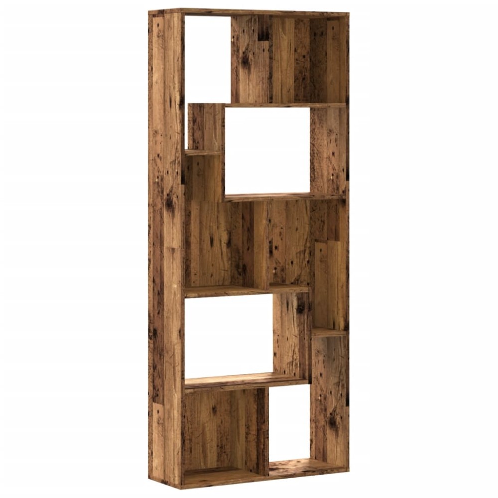 vidaXL Bibliotecă, lemn vechi, 67x24x161 cm, lemn prelucrat