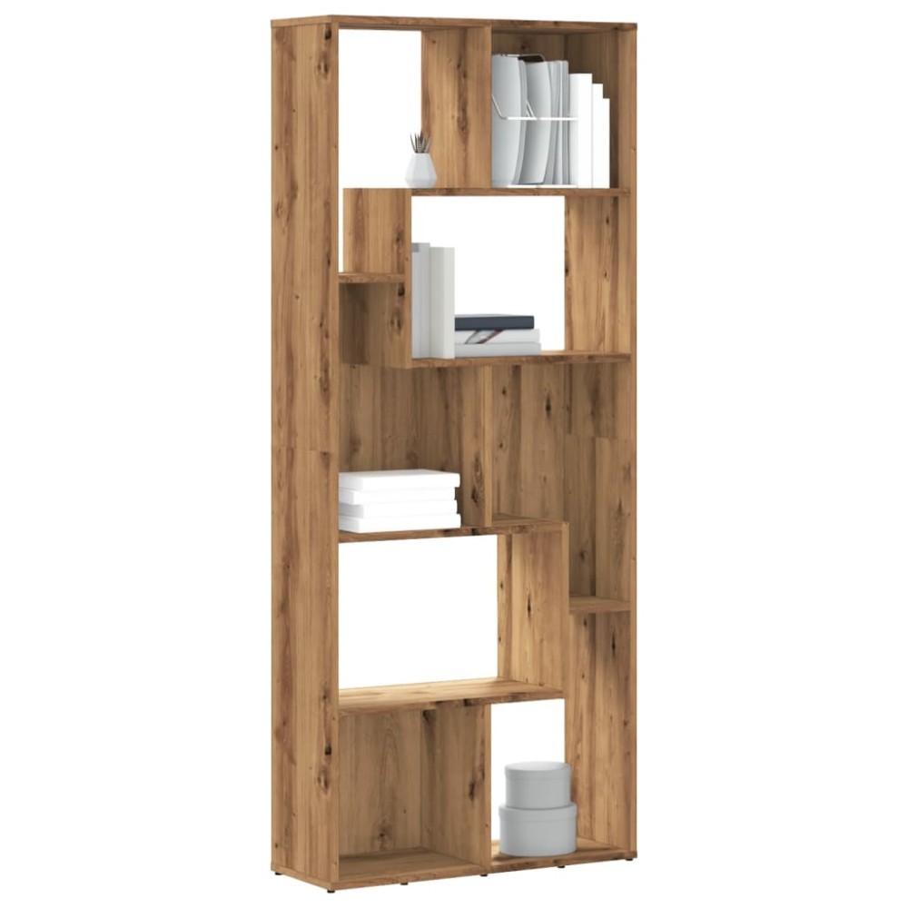 vidaXL Bibliotecă, stejar artizanal, 67x24x161 cm, lemn prelucrat