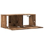 vidaXL Dulap TV de perete, lemn vechi, 80x30x30 cm, lemn prelucrat