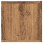 vidaXL Dulap TV perete, stejar artizanal, 80x30x30 cm, lemn prelucrat
