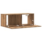 vidaXL Dulap TV perete, stejar artizanal, 80x30x30 cm, lemn prelucrat