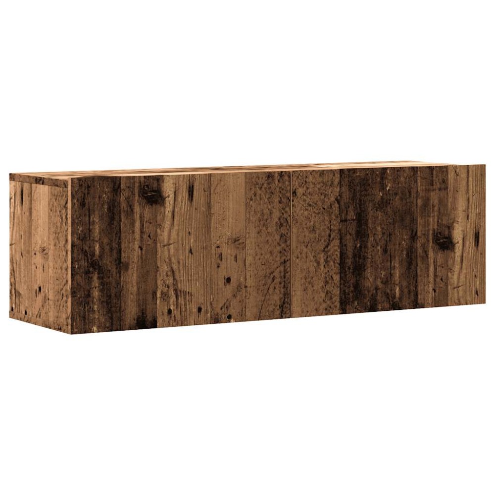 vidaXL Dulap TV de perete, lemn vechi, 100x30x30 cm, lemn prelucrat