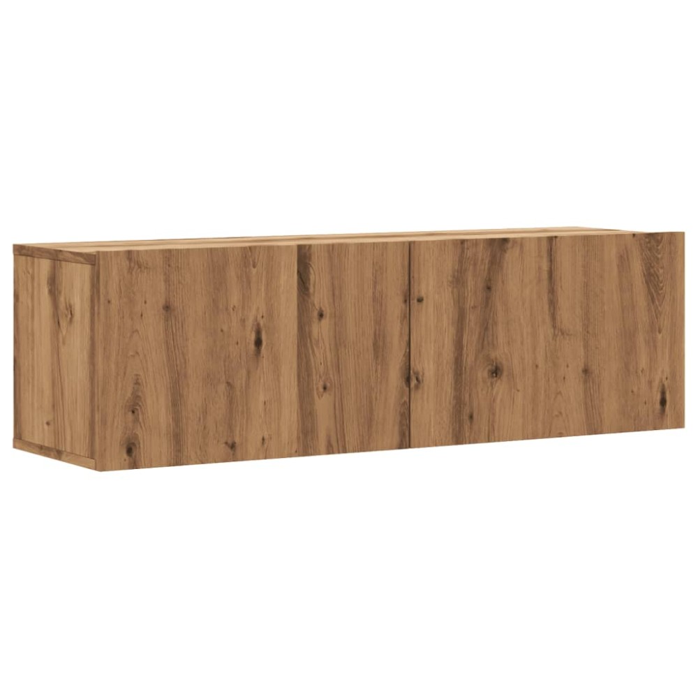 vidaXL Dulap TV perete, stejar artizanal, 100x30x30 cm, lemn prelucrat