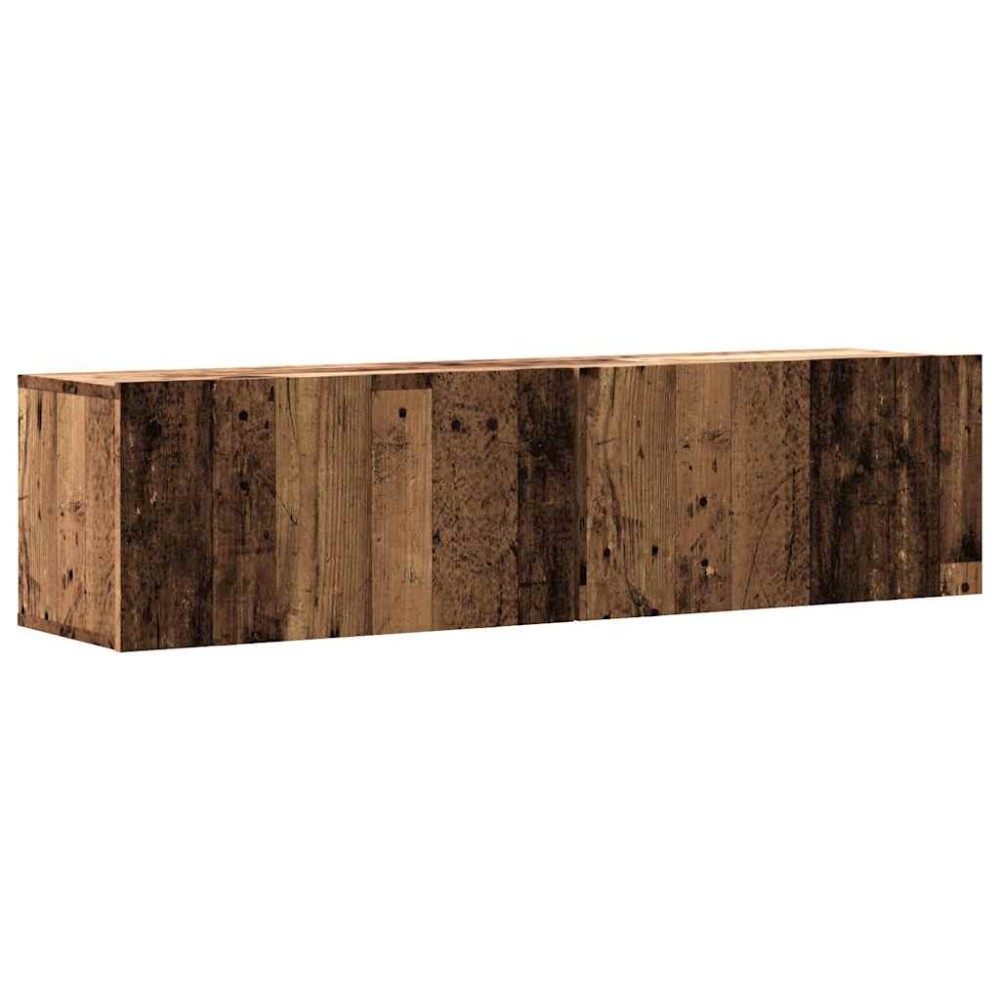 vidaXL Dulap TV de perete, lemn vechi, 120x30x30 cm, lemn prelucrat