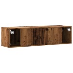 vidaXL Dulap TV de perete, lemn vechi, 120x30x30 cm, lemn prelucrat