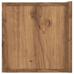 vidaXL Dulap TV perete, stejar artizanal, 120x30x30 cm, lemn prelucrat