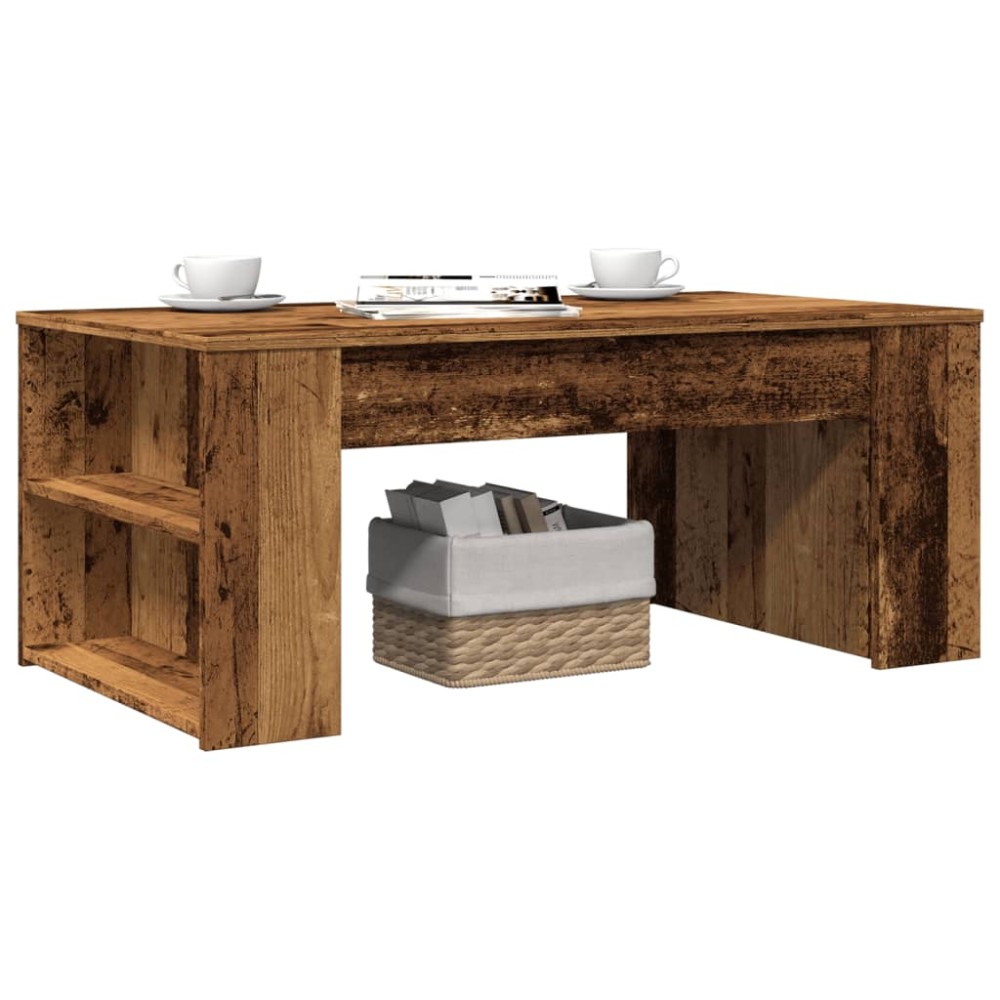 vidaXL Măsuță de cafea, lemn vechi, 102x55x42 cm, lemn prelucrat