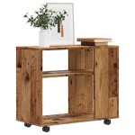 vidaXL Masă laterală, lemn vechi, 70x35x55 cm, lemn compozit vidaXL Masă laterală, lemn vechi, 70x35x55 cm, lemn compozit