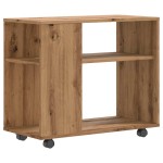 vidaXL Masă laterală, stejar artizanal, 70x35x55 cm, lemn prelucrat vidaXL Masă laterală, stejar artizanal, 70x35x55 cm, lemn prelucrat