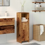 vidaXL Dulap de baie, lemn vechi, 30x30x95 cm, PAL