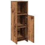 vidaXL Dulap de baie, lemn vechi, 30x30x95 cm, PAL
