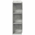 vidaXL Dulap de baie cu oglindă, gri beton, 80 x 20,5 x 64 cm, PAL vidaXL Dulap de baie cu oglindă, gri beton, 80 x 20,5 x 64 cm, PAL