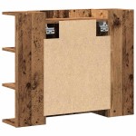 vidaXL Dulap cu oglindă de baie lemn vechi 80x20,5x64 cm lemn de lemn vidaXL Dulap cu oglindă de baie lemn vechi 80x20,5x64 cm lemn de lemn