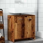 vidaXL Dulap pentru chiuvetă baie lemn vechi 60x33x60cm lemn prelucrat vidaXL Dulap pentru chiuvetă baie lemn vechi 60x33x60cm lemn prelucrat