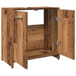 vidaXL Dulap pentru chiuvetă baie lemn vechi 60x33x60cm lemn prelucrat vidaXL Dulap pentru chiuvetă baie lemn vechi 60x33x60cm lemn prelucrat