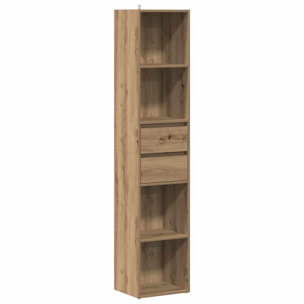 vidaXL Bibliotecă, stejar artizanal, 36x30x171 cm, lemn prelucrat