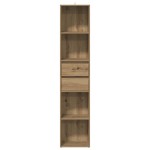 vidaXL Bibliotecă, stejar artizanal, 36x30x171 cm, lemn prelucrat vidaXL Bibliotecă, stejar artizanal, 36x30x171 cm, lemn prelucrat