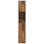 vidaXL Dulap de baie, lemn vechi, 32x25,5x190 cm, PAL