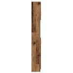 vidaXL Dulap de baie, lemn vechi, 32x25,5x190 cm, PAL