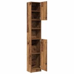 vidaXL Dulap de baie, lemn vechi, 32x25,5x190 cm, PAL