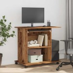 vidaXL Birou pentru computer lemn vechi 80x50x75 cm din lemn prelucrat
