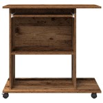 vidaXL Birou pentru computer lemn vechi 80x50x75 cm din lemn prelucrat