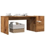 vidaXL Măsuță de cafea, lemn învechit, 90x45x35 cm, lemn prelucrat vidaXL Măsuță de cafea, lemn învechit, 90x45x35 cm, lemn prelucrat