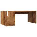 vidaXL Măsuță de cafea, lemn învechit, 90x45x35 cm, lemn prelucrat vidaXL Măsuță de cafea, lemn învechit, 90x45x35 cm, lemn prelucrat