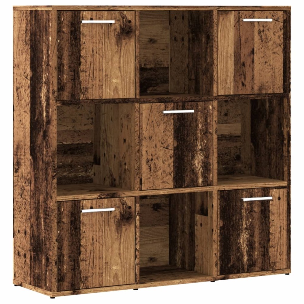 vidaXL Bibliotecă, lemn vechi, 90x28x90 cm, lemn prelucrat