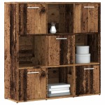 vidaXL Bibliotecă, lemn vechi, 90x28x90 cm, lemn prelucrat vidaXL Bibliotecă, lemn vechi, 90x28x90 cm, lemn prelucrat