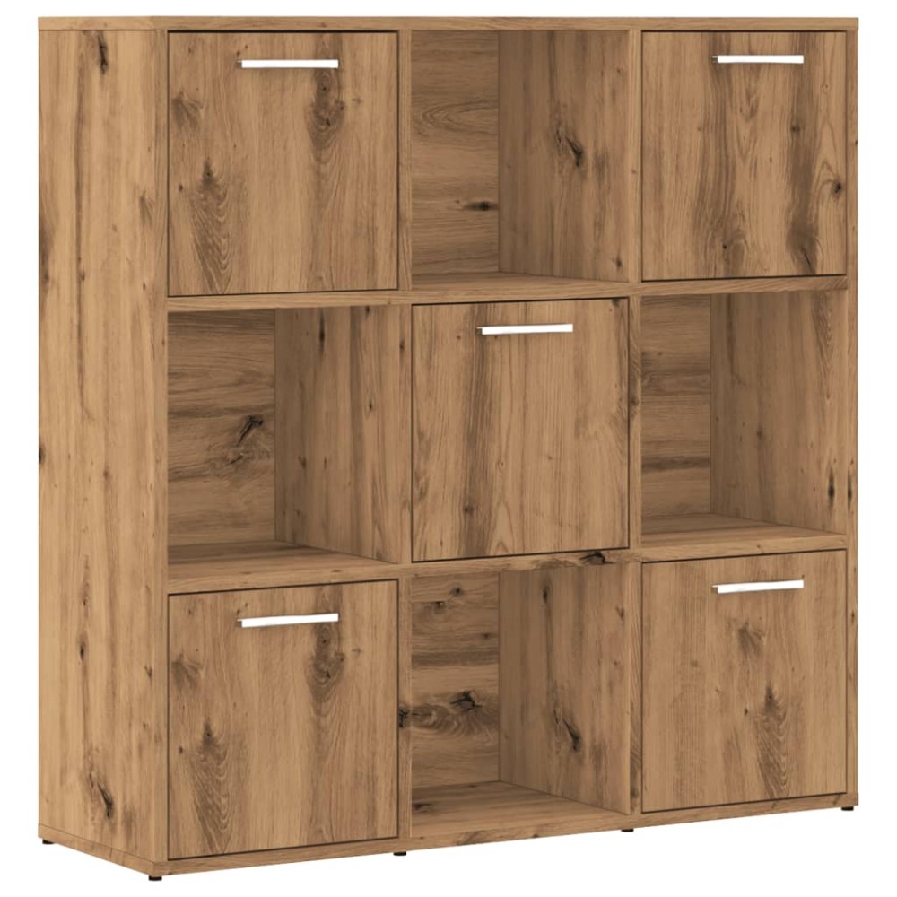 vidaXL Bibliotecă, stejar artizanal, 90x28x90 cm, lemn prelucrat