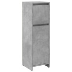 vidaXL Dulap de baie, gri beton, 30 x 30 x 95 cm, PAL