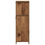 vidaXL Dulap de baie, lemn vechi, 30x30x95 cm, PAL