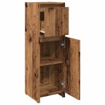 vidaXL Dulap de baie, lemn vechi, 30x30x95 cm, PAL