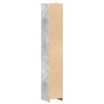 vidaXL Dulap de baie, gri beton, 30x30x183,5 cm, PAL