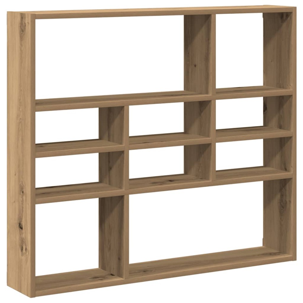 vidaXL Raft de perete, stejar artizanal, 90x16x78 cm, lemn prelucrat