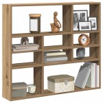 vidaXL Raft de perete, stejar artizanal, 90x16x78 cm, lemn prelucrat vidaXL Raft de perete, stejar artizanal, 90x16x78 cm, lemn prelucrat