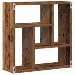 vidaXL Raft de perete, lemn vechi, 45x16x45 cm, lemn prelucrat vidaXL Raft de perete, lemn vechi, 45x16x45 cm, lemn prelucrat
