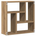 vidaXL Raft de perete, stejar artizanal, 45x16x45 cm, lemn prelucrat vidaXL Raft de perete, stejar artizanal, 45x16x45 cm, lemn prelucrat