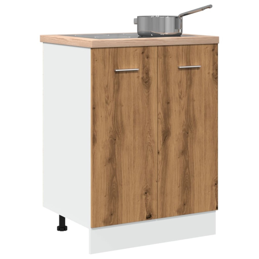 vidaXL Dulap inferior “Lyon” stejar artizanal, 60x46x81,5 cm