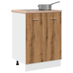 vidaXL Dulap inferior “Lyon” stejar artizanal, 60x46x81,5 cm