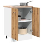 vidaXL Dulap inferior “Lyon” stejar artizanal, 60x46x81,5 cm