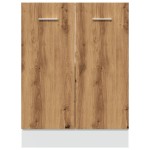 vidaXL Dulap inferior “Lyon” stejar artizanal, 60x46x81,5 cm